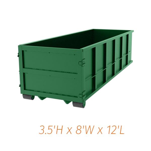 most companies can deliver a 10-yard dumpster within 24 to 48 hours of placing an order